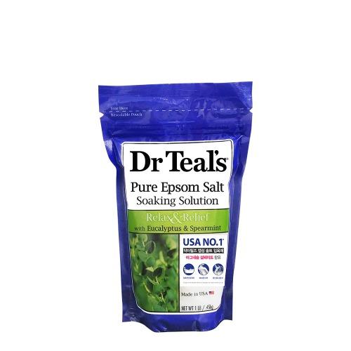 닥터틸즈 퓨어 엡섬 솔트 소킹 솔루션유칼립투스 & 스피아민트 450g