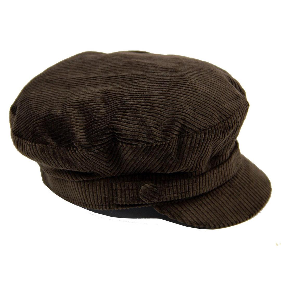 Beatle  Retro Cord Lennon Hat (DB)