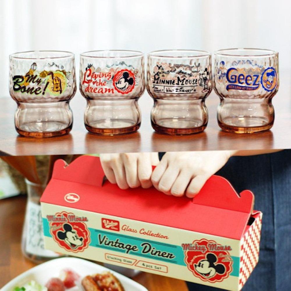 디즈니 레트로 컵 세트
