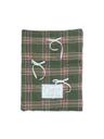 Pillow Notebook Pouch_tartan green