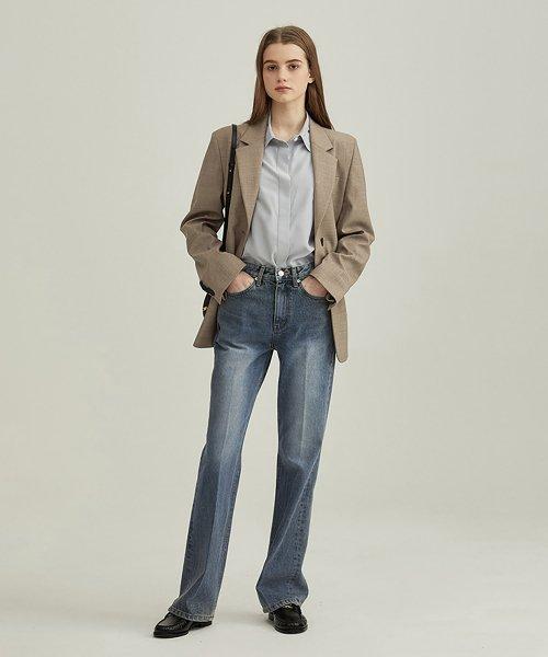 70S SEMI FLARED JEANS VINTAGE LIGHT BLUE_UDPA2A209B1