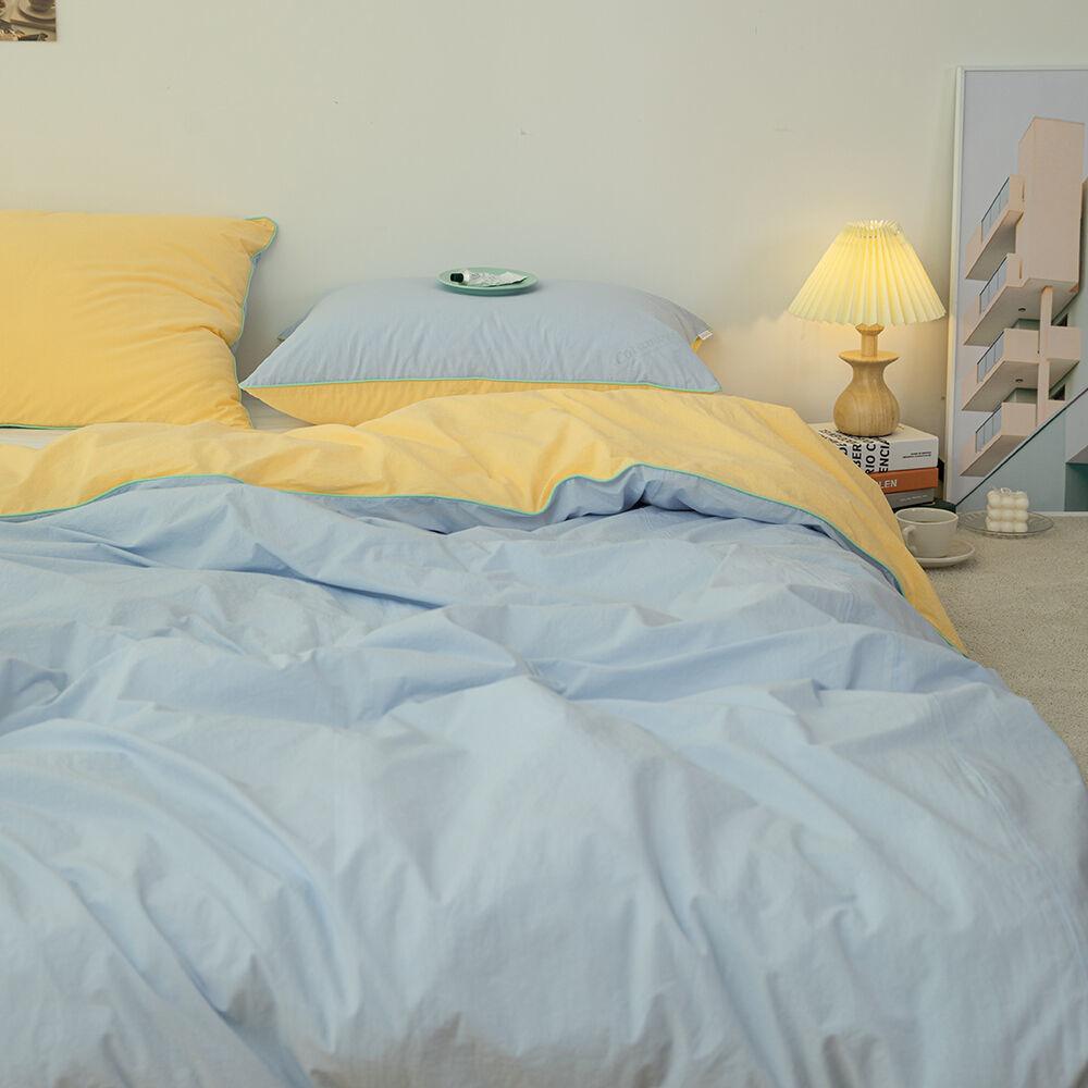 60수 다쿠아즈 이불베개 침구세트 에그옐로우 싱글