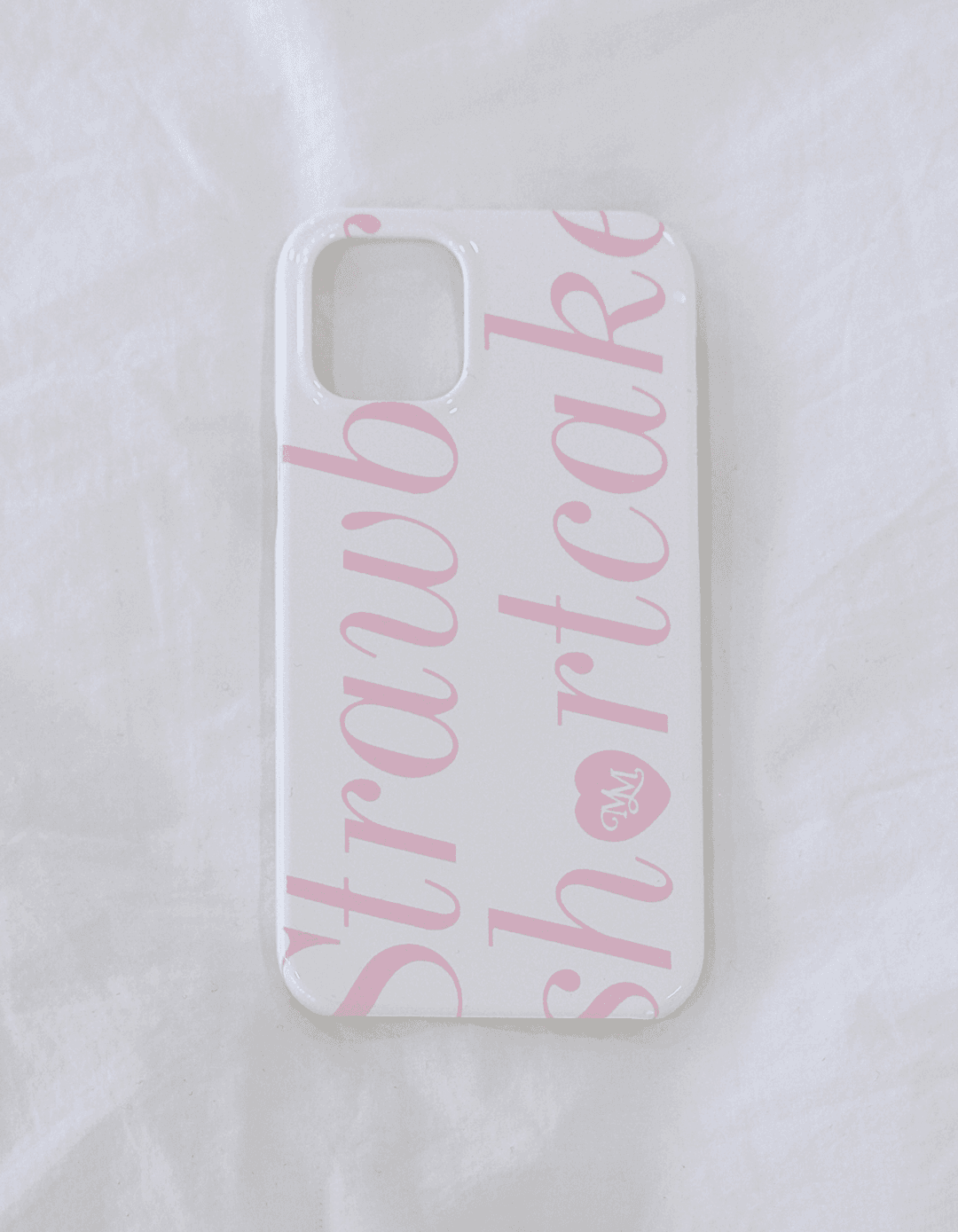 White Strawberry Shortcake [유광 hard case]