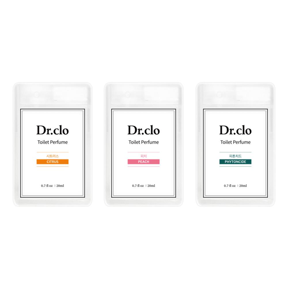 닥터클로 토일렛퍼퓸 화장실방향제 똥냄새제거 20ml (50회분)