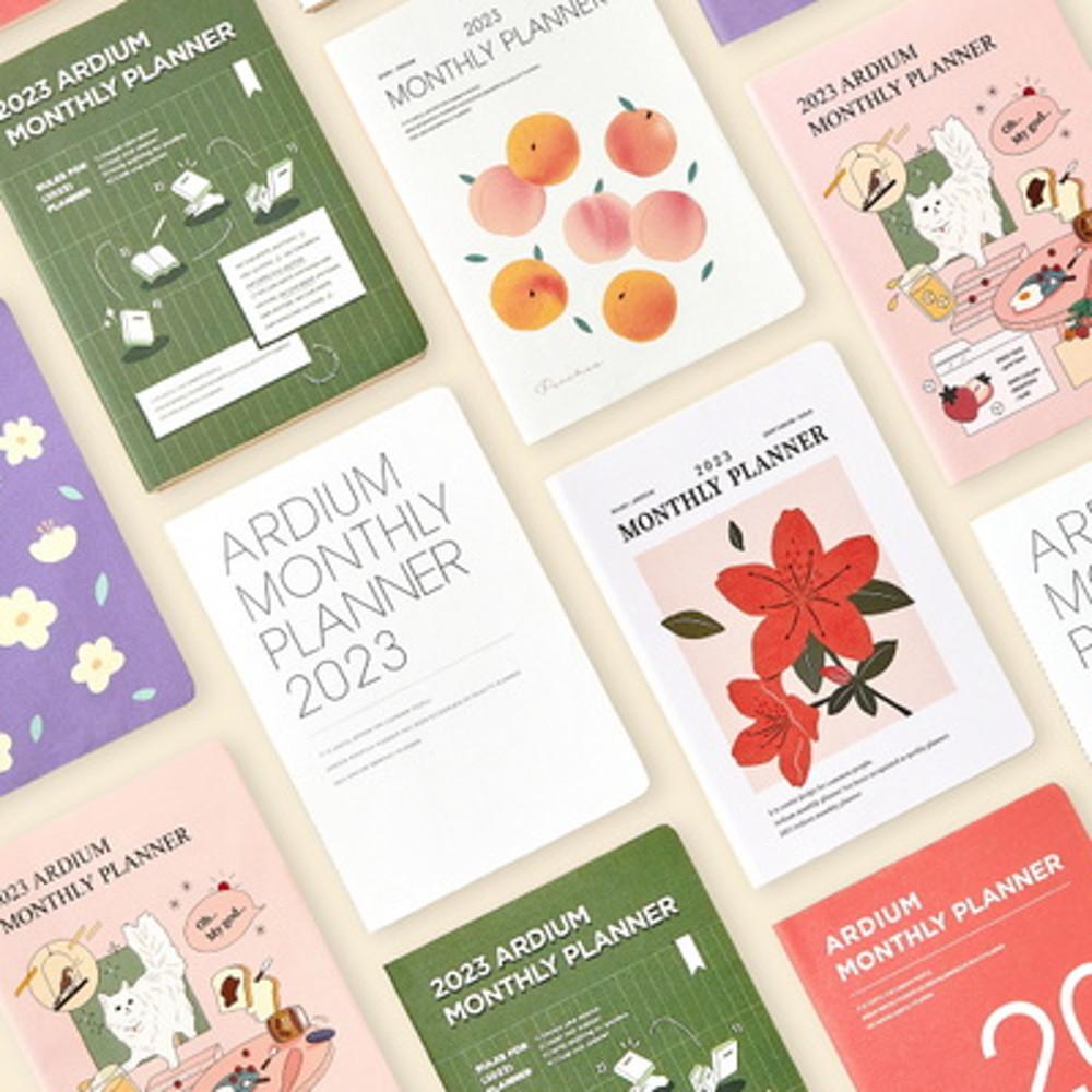 2023 아르디움 먼슬리 플래너 날짜형다이어리 다이어리 2023 다이어리 심플 인기다이어리