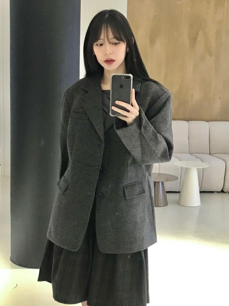 Edgar jacket 에드가 울 블레이져 자켓