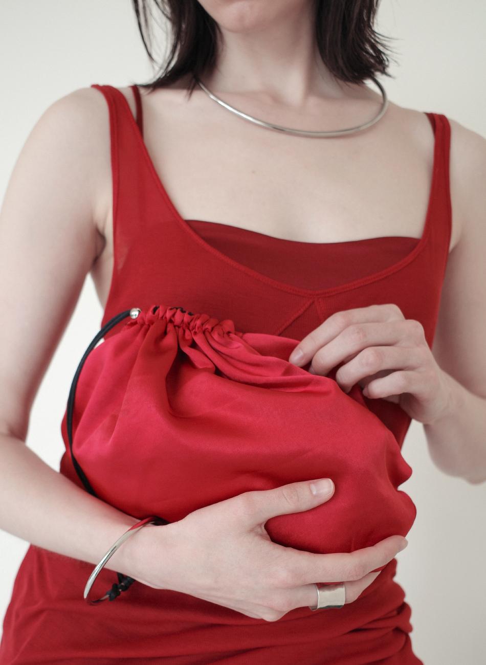 bangle pouch bag (red)