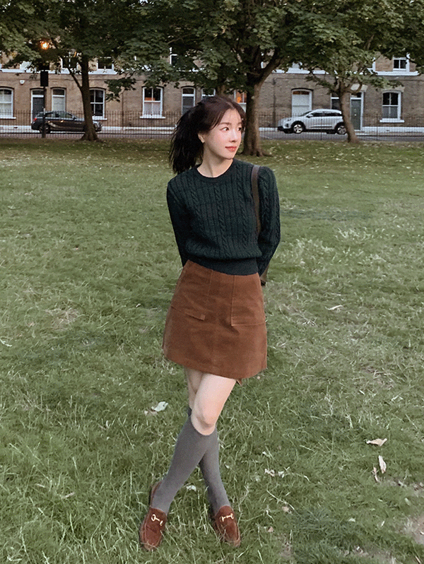 #SLOWMADE. 런더너 코듀로이 스커트 - 3 size