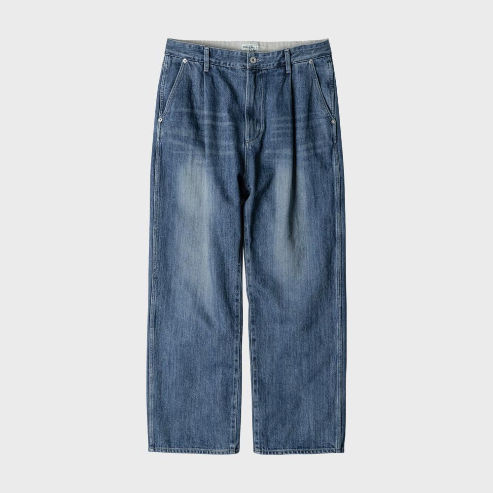 Drape Denim Pants Light Blue