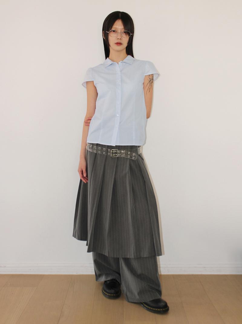 STRIPE PLEATS SK/PT (3color!)