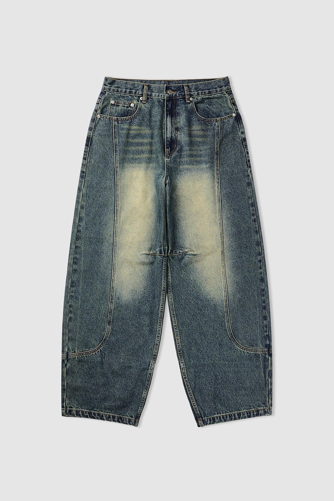 Draw Curved Pants (Green Blue)