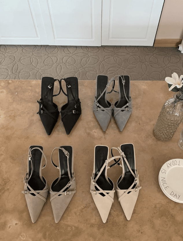 [릴스 문의 폭주] 하객룩 스틸레토 슈즈