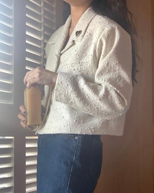 (5%쿠폰) 언더슨 핑퐁 트위드 크롭 자켓 2color UNDERSON 빈티지 숏자켓