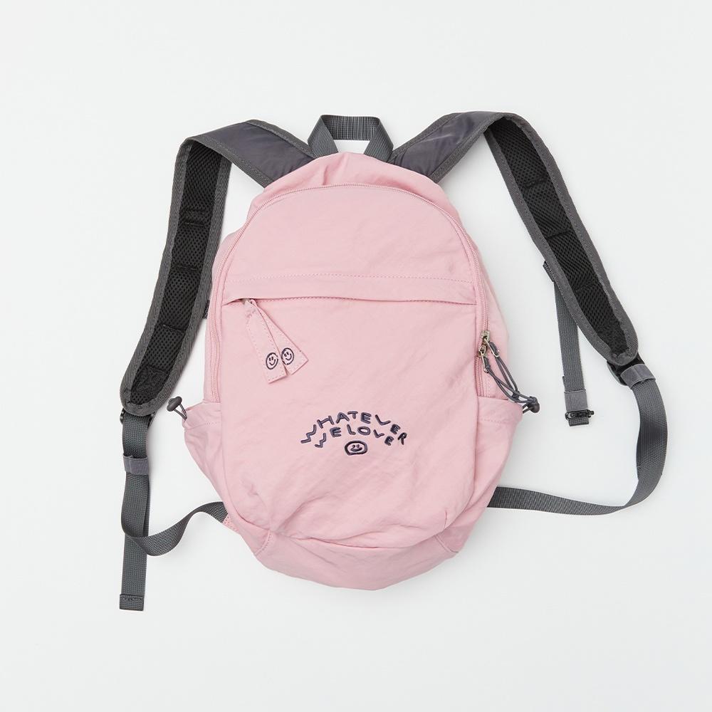 NYLON BACKPACK WE LOVE PINK