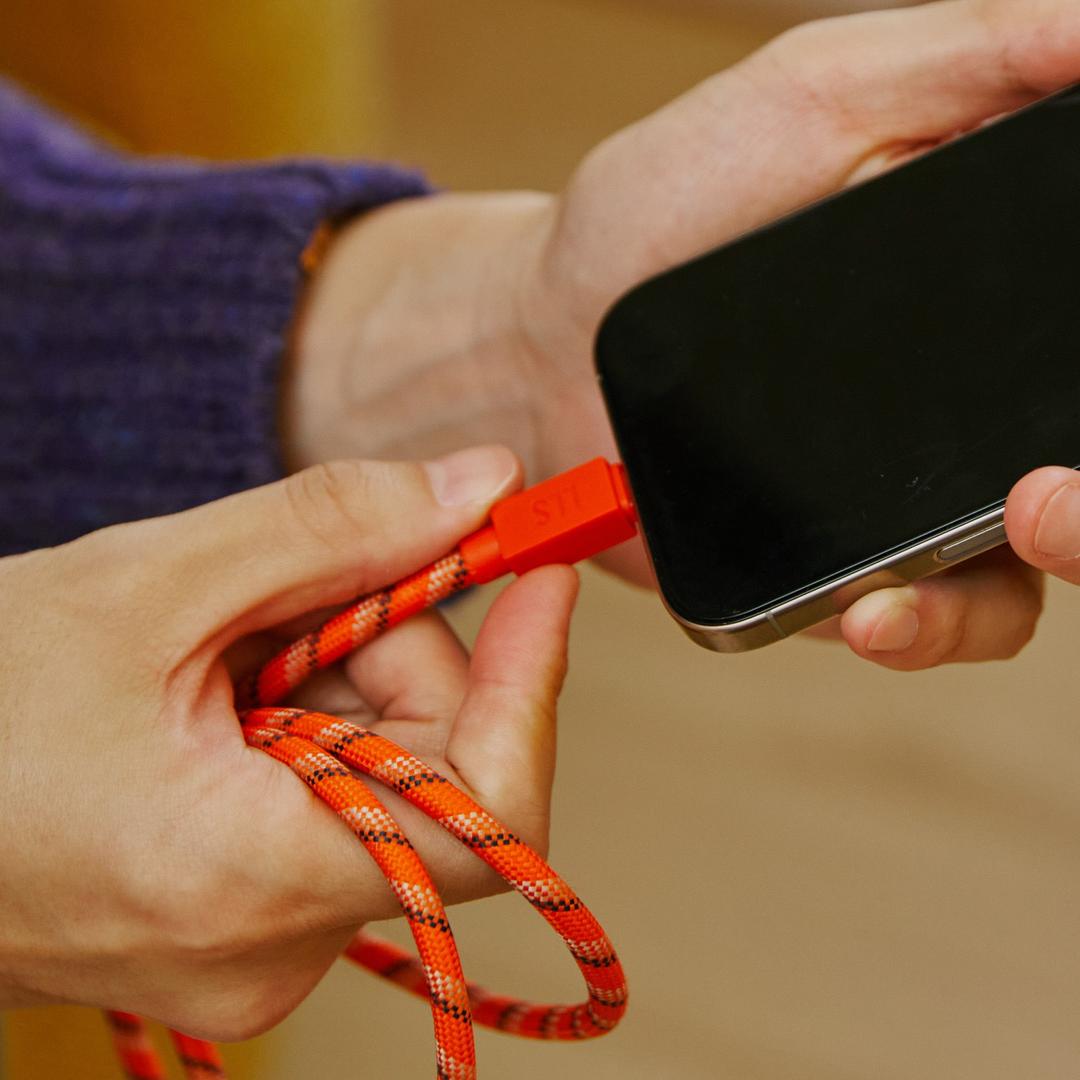 ROPE STRAP CABLE CtoC(60w) / ZESTY ORANGE