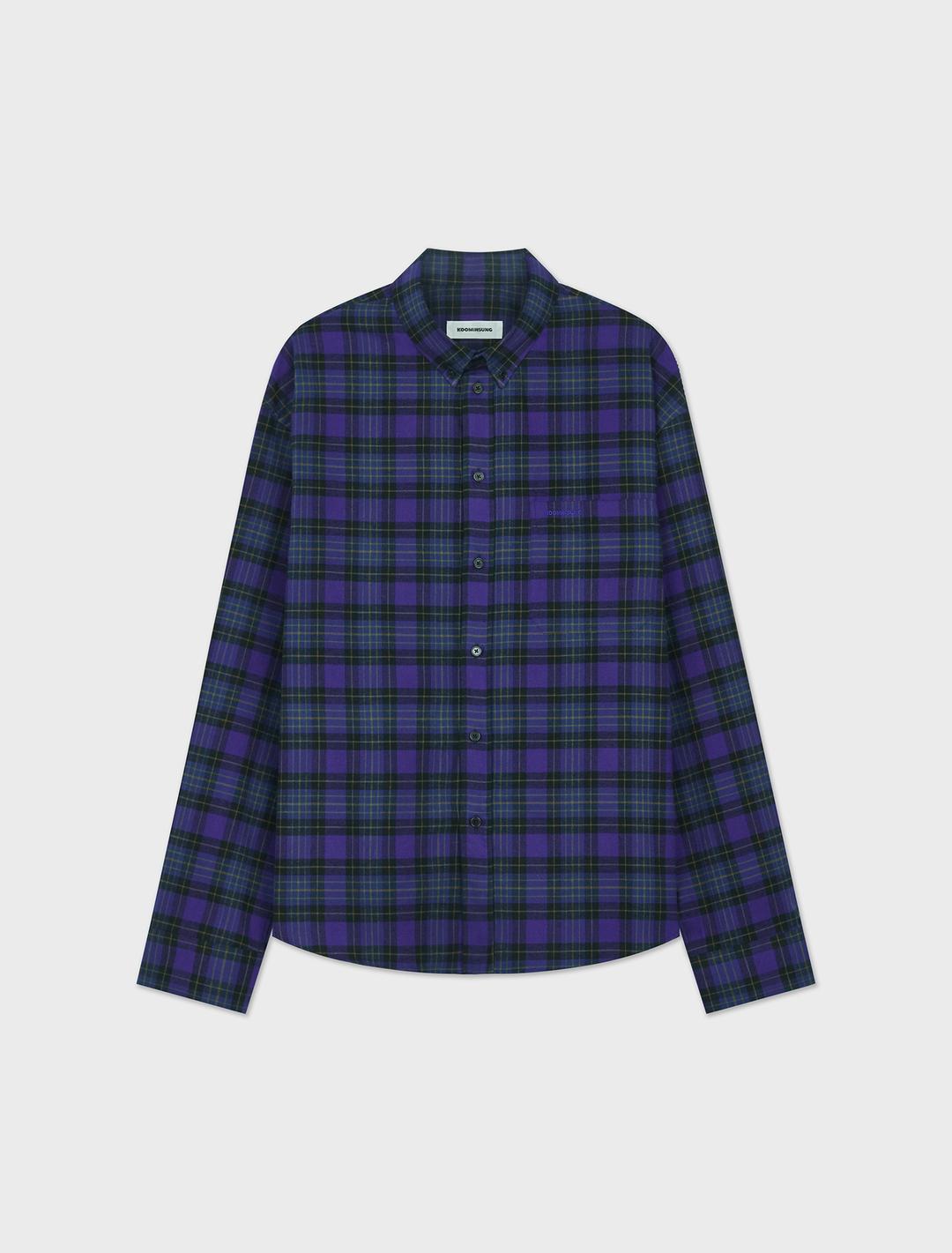 PURPLE CHECK SHIRT