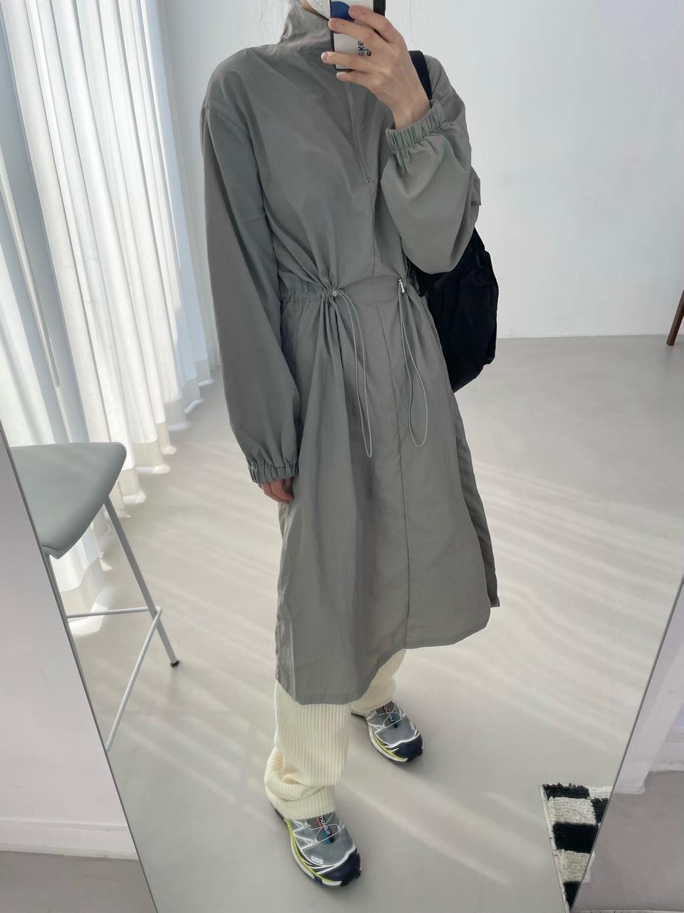 anorak string one-piece (2color)
