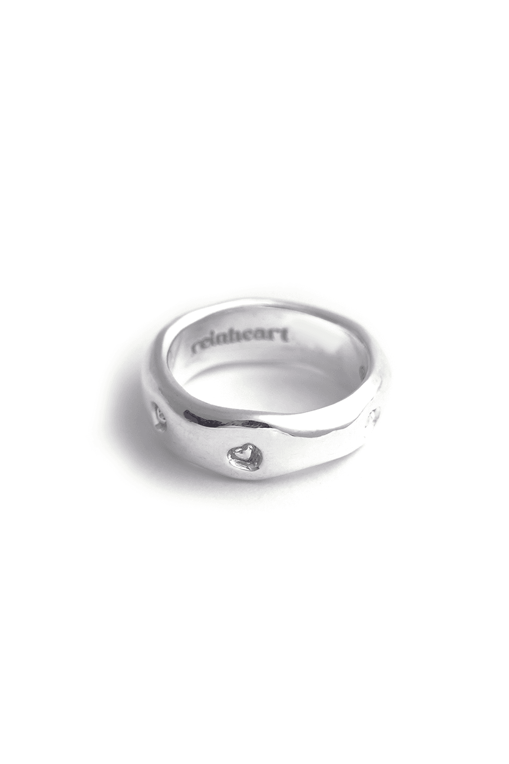Heart stamp ring