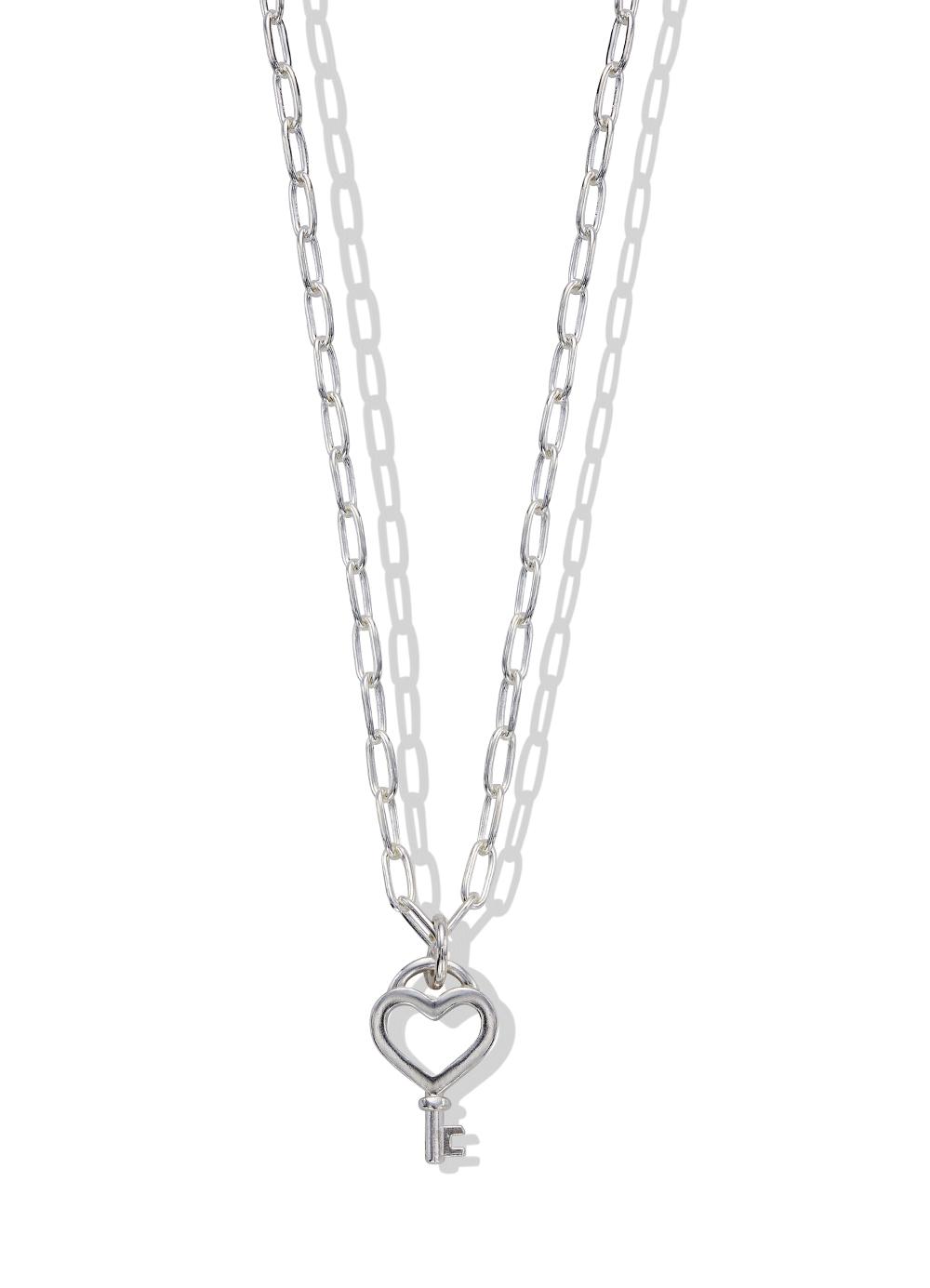Heart Key Necklace