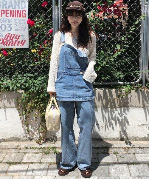 Combi Denim Overall - Middle Blue