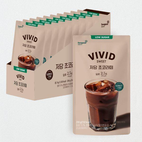 비비드스위트 저당 초코라떼 200g x 10개입