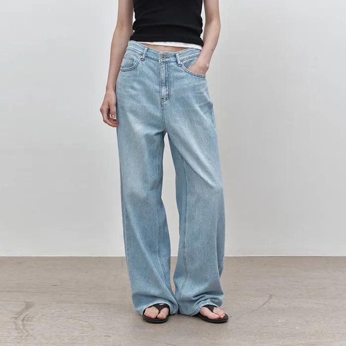 [기장선택] Summer light blue denim