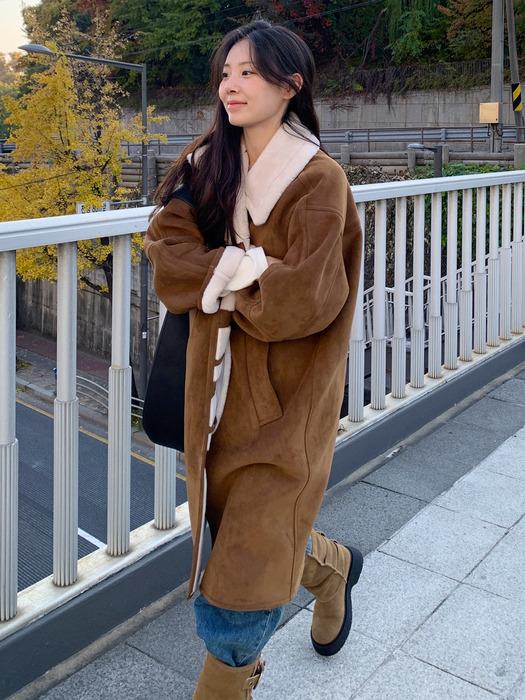 25WN mustang long coat [BR]