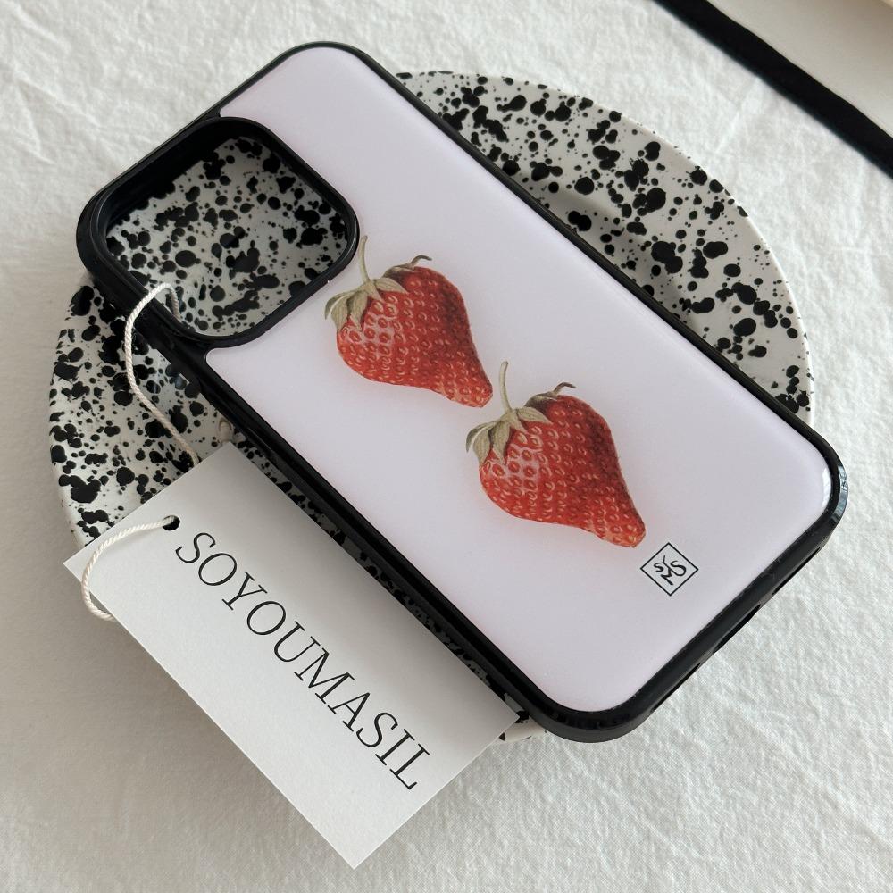 Strawberry 에폭시범퍼케이스