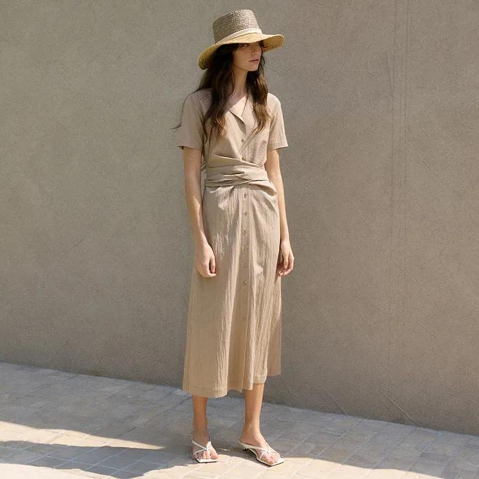 [5th] DRAPE TIE SHIRTS OPS_2COLOR