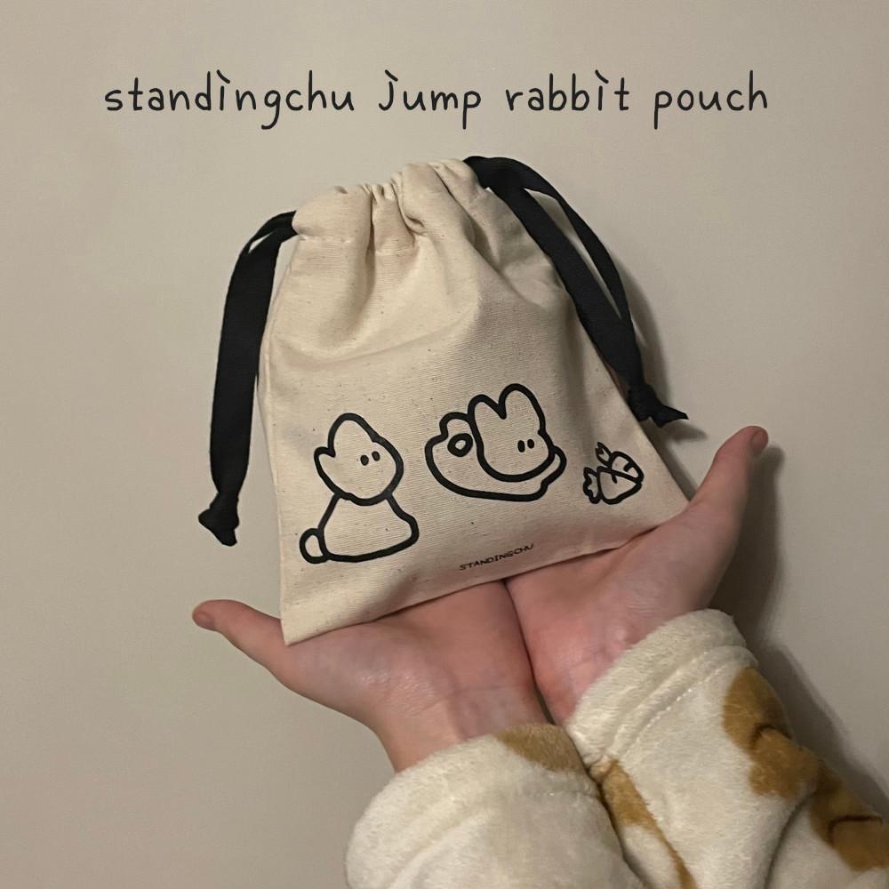 standingchu jump rabbit pouch 복조리 파우치