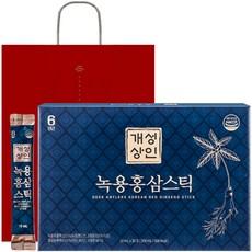 개성상인 녹용 홍삼 스틱 30개입 + 쇼핑백, 300ml, 1개
