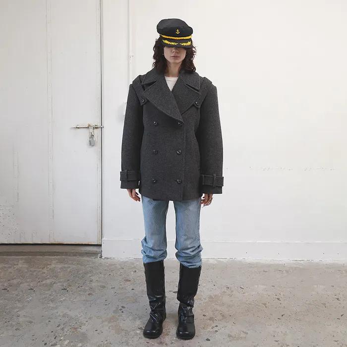 DECON WOOL STRAP PEACOAT