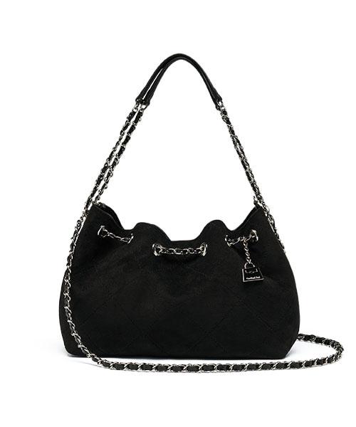 Dimmie bag Suede black