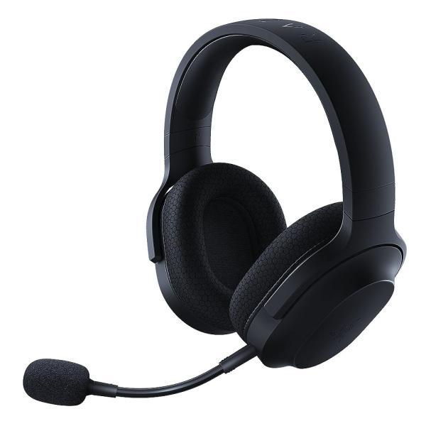 Razer Barracuda X 무선 게이밍 및 모바일 헤드셋 (PC, 플레이스테이션, 스위치, 안드로이드, iOS): 2.4GHz 무선 + 블루투스 - 경량 - 40mm 드라이버 - 탈착식 마이크 - 50시간 배터리 - 블랙