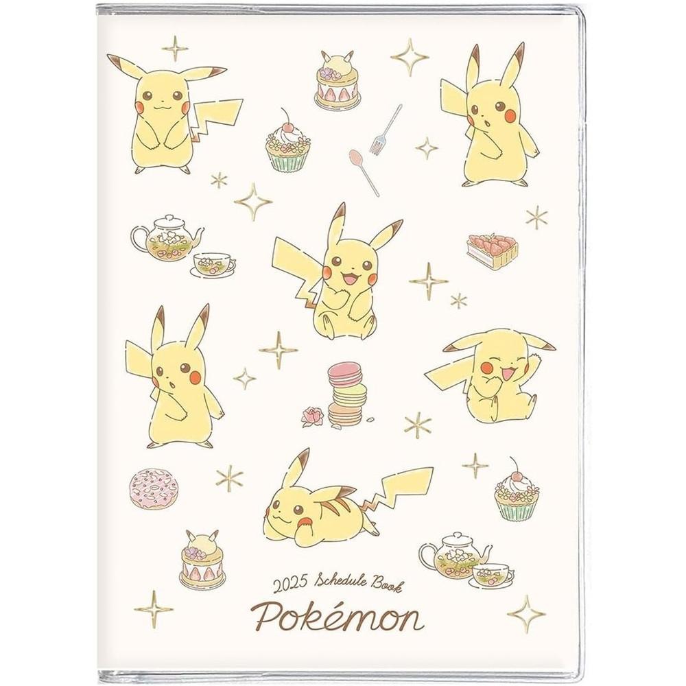 2025 포켓몬스터 다이어리 A6 월간 플래너 Flyer 아트프린트재팬