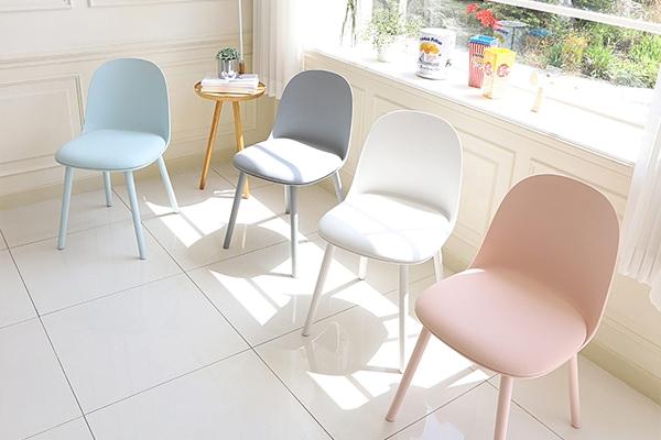 1+1 머스타 인테리어 가죽 쿠션 체어 카페 식탁 의자 SL171