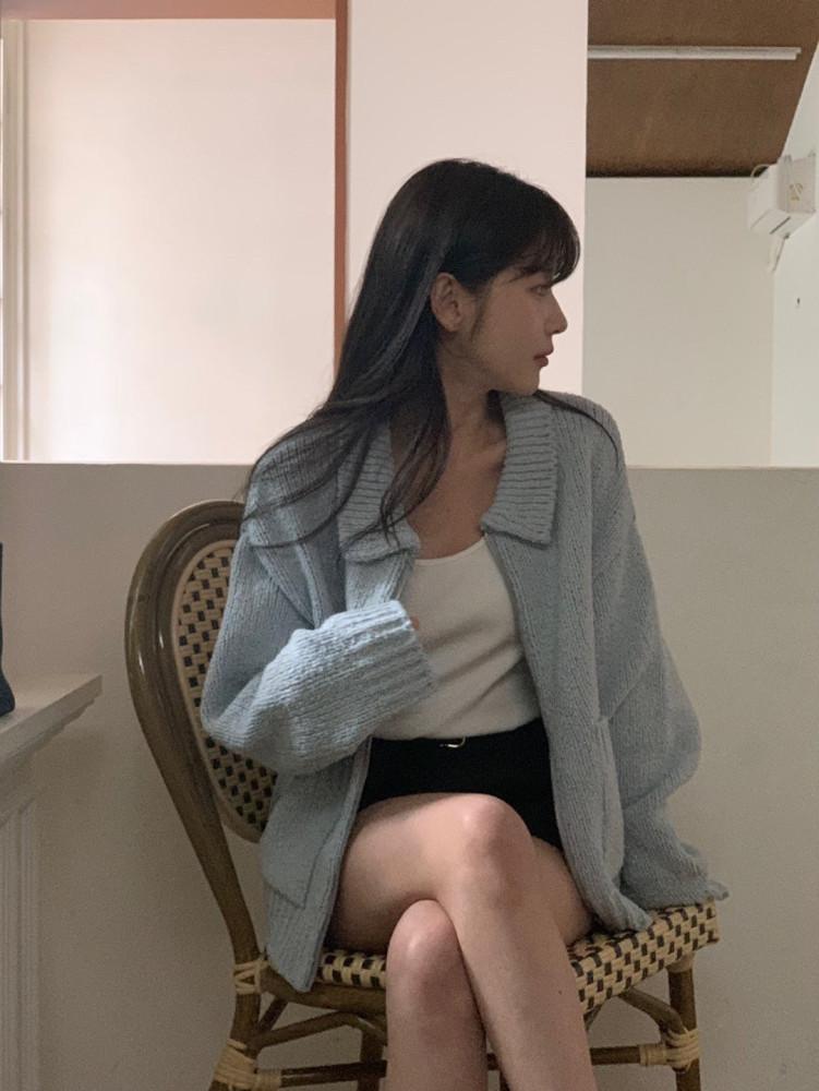 쿠폰(전체당일) 베르가못 데이브 집업 가디건