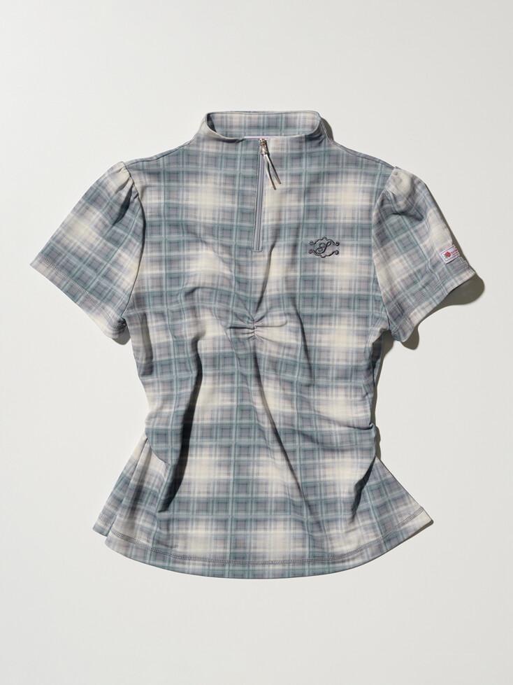 Geek Half Zip-Up Blue Gray