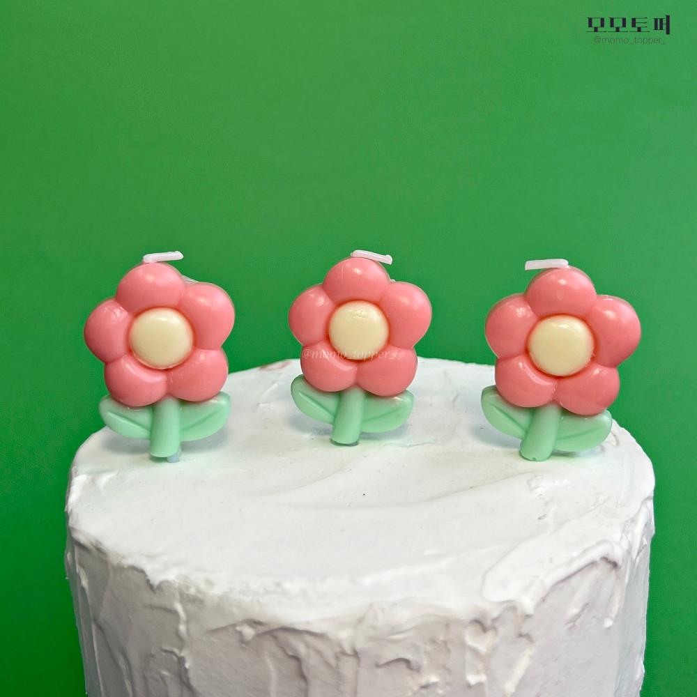 꽃밭초 생일 케이크초
