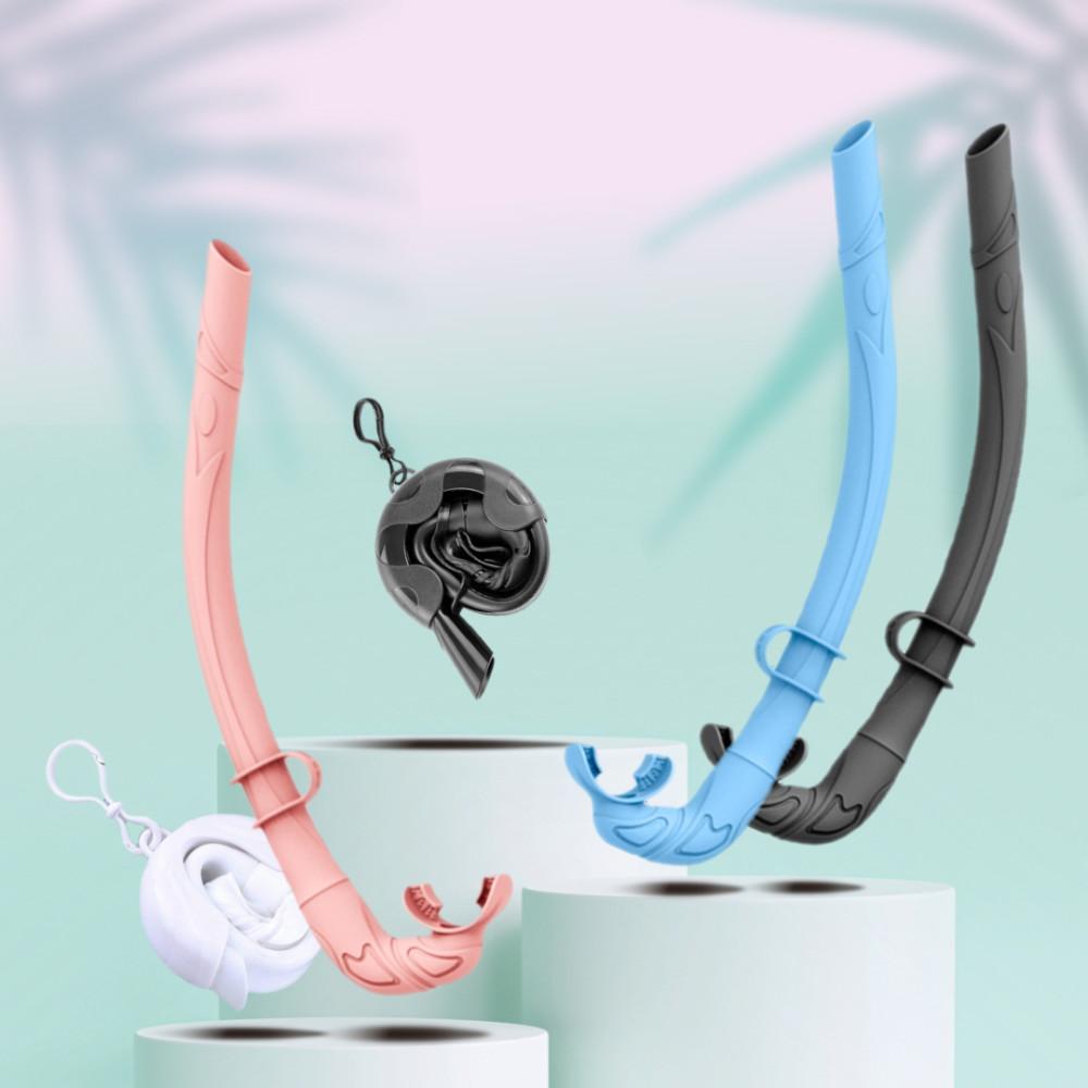 올팜 소프트 롤링 롤업 스노클 케이스 포함 스노클링 장비 물놀이 계곡 스노쿨링 잠수