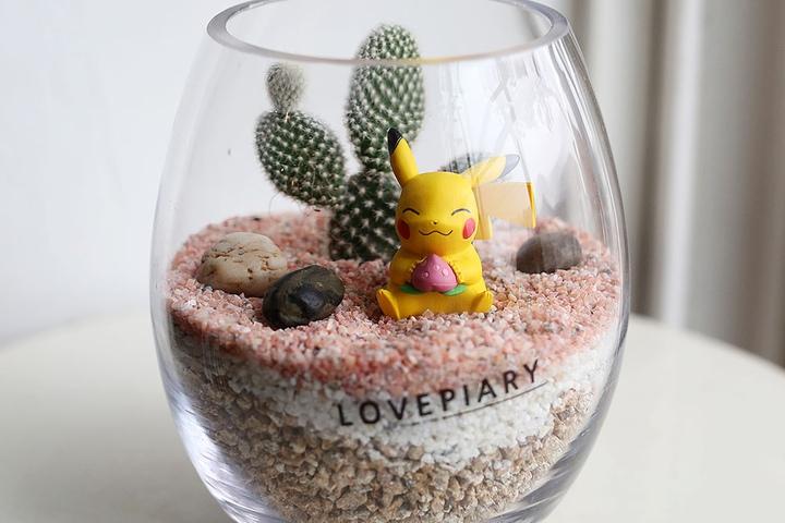 물방울 속 피카츄 포켓몬 테라리움 만들기