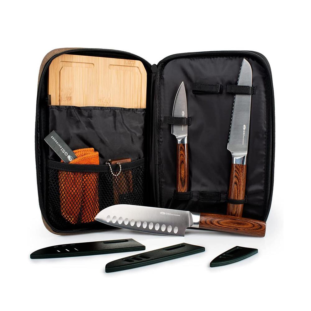 GSI아웃도어 캠핑 나이프세트 도마 캠핑요리키트