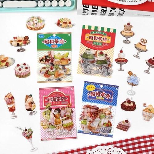 4종 15p 파르페 PET 조각스티커