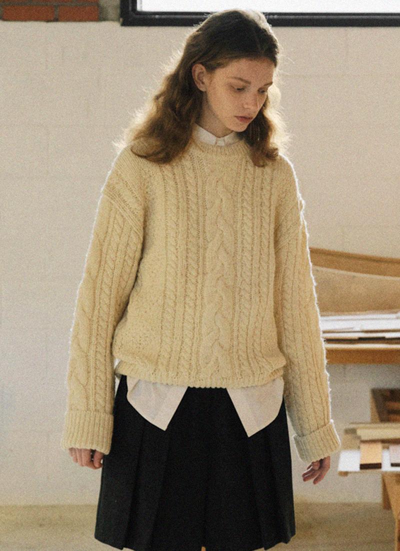 Montgomery Wool Knit (Cream)