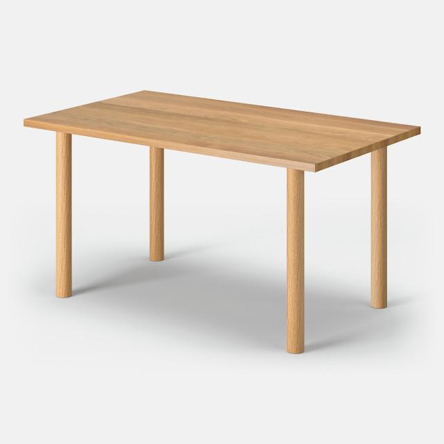 MUJI 무인양품 다리 부착 떡갈나무 목제 테이블 상판 폭 80 120 140 180cm 다이닝 식탁 거실 로우테이블 데스크 원목 책상
