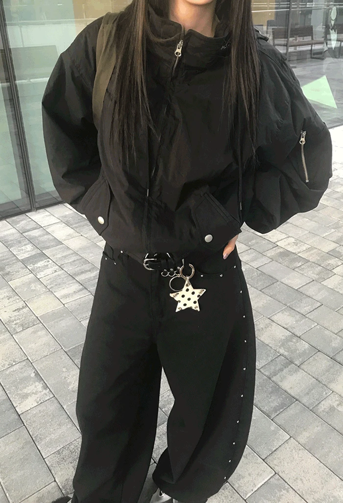 투웨이 항공 패딩 점퍼