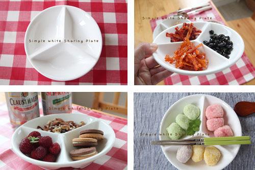 심플화이트 셔어링플레이트