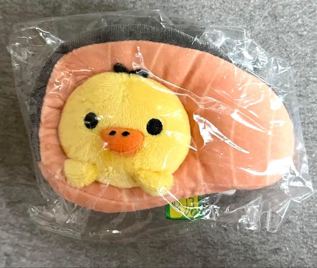 キイロイトリスーパー限定　キイロイトリ　てのりぬいぐるみ　サケ　リラックマ
