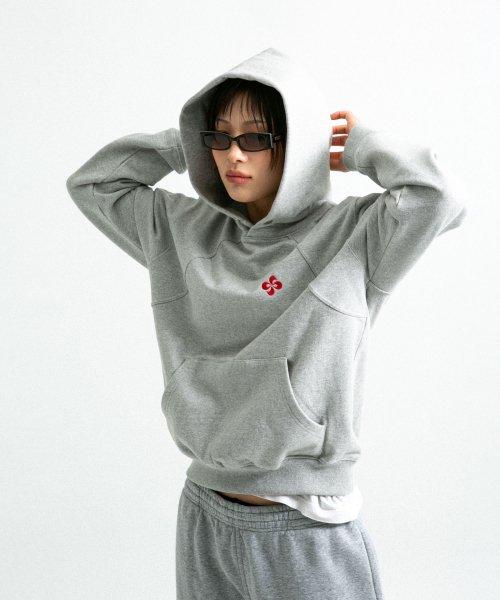 GREY WAVE HOODIE