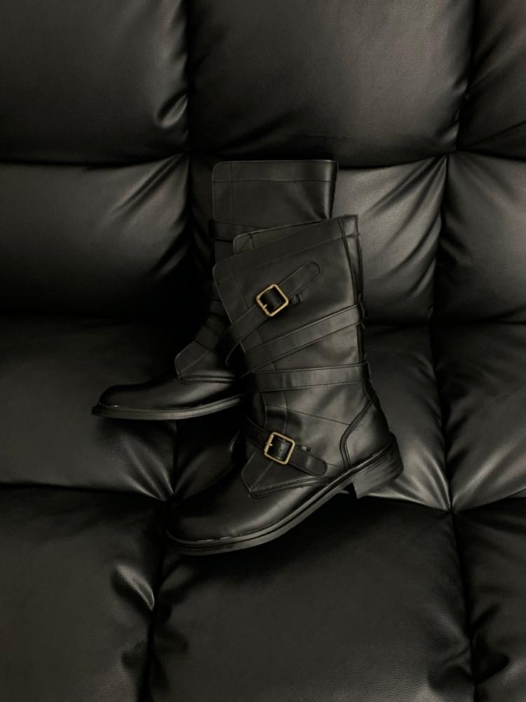 buckle strap half boots (230-250)